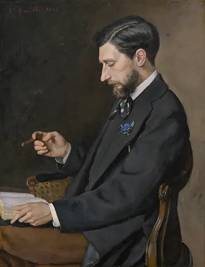 Portrait of Edmond Maitre Frederic Bazille